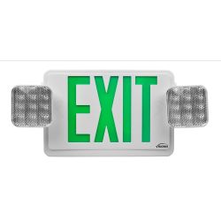 LIGHT EXIT & EMERG 6"H COMBO 6"H; 3/4" STROKE