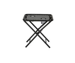 TABLE SIDE FOLDING GRAY
