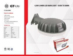 LIGHT LED BARN DUSK 4500L