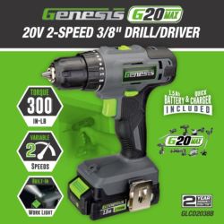 DRILL/DRIVER 20V 3/8