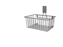 BASKET MAGN 18" 35LB BLK