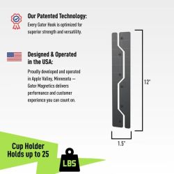 CAP EDGE GALV BLK 2PK