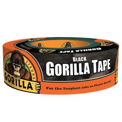 TAPE GOR 2"X50YD BLK HD 108084