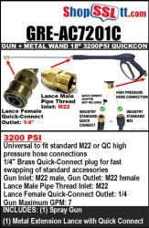 GUN & METAL LANCE 3200PSI 18