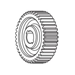 GEAR SPUR 40 TOOTH