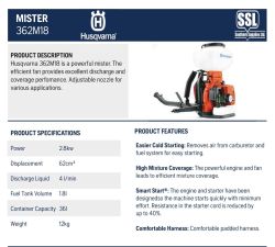 MISTBLOWER 18L 66C 4HP 2S