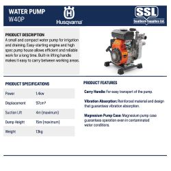 PUMP WATER 1.5