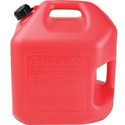 GAS CAN PLASTIC RED 5GAL