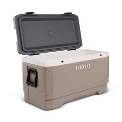 COOLER MAXCOLD 100QT LAT SANDSTONE/CARBONITE