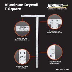 T-SQUARE DRYWALL ALUM 48