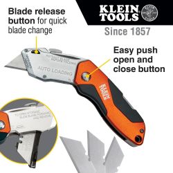 KNIFE UTILITY AUTO-LOADIN FOLDING