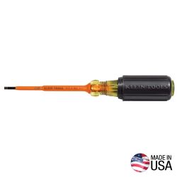 SCREWDRIVER FLAT 1/8"X4" INSULATED