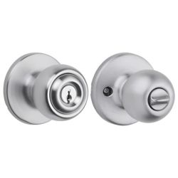 LOCK POLO SINGLE ENT SATI CH KNOB SC