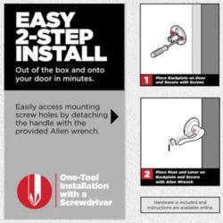 LEVER DOOR LH SATIN NICKE 94880-554