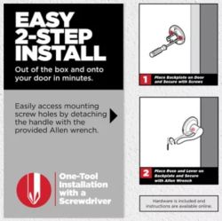 LEVER DOOR RH SATIN NICKE 94880-558