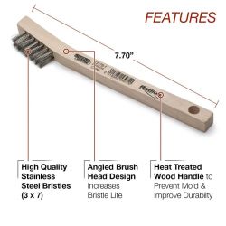 BRUSH HAND 3X7BRAS WOODEN