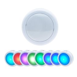 LIGHT PUCK LG 50L 3AA RGB W/ REMOTE CONTROL