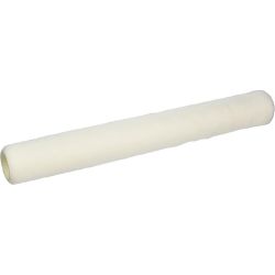 RLR CVR 18"X3/8" WVN WHT LINTLESS