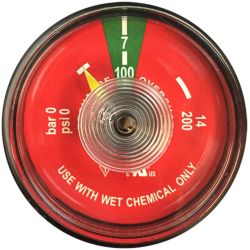 GAUGE WET CHEM 100LB K CLASS