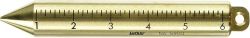 PLUMB BOB 20OZ BRASS SEA/METRIC CYLINDRICAL
