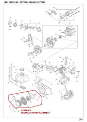 STARTER RECOILASY RBC414U