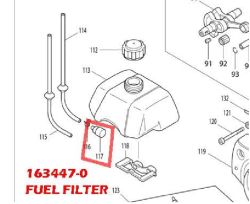 FILTER GAS RBC414U BHX250