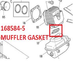 GASKET MUFFLER RBC414U