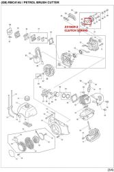 SPRING FOR CLUTCH RBC414U