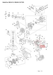 CYLINDER RBC414U BRUSHCUT