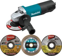 GRINDER 4.5"PD 7.5A+3DISC. A-96431+E-10861+B-36295