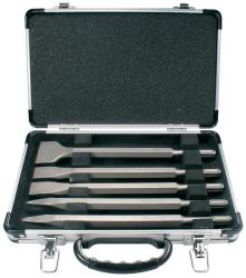 CHISEL SET SDS+ 5PCS CASE. SIZE 250MM