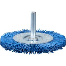 WHEEL NYLON 3X1/4 240G. SHNK BLUE XTRAFINE 4500RM