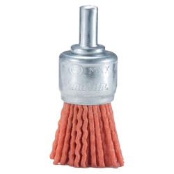 BRUSH END NYLON 1X1/480G. SHNK ORANGE COARSE 4500RM