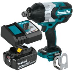 WRENCH IMPACT 3/4" 18V + 5.0AH BATTERY 1250FTLB SQ FRIC RING