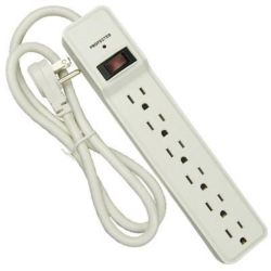 SURGE PROTECTOR 6 OUT WHT 14/3 1460J