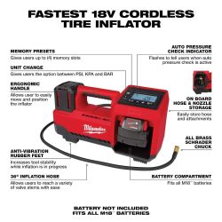 INFLATOR TIRE 18V M18 CORDLESS