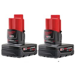 BATTERY M12XC6.0AH 2PK 48-11-2462