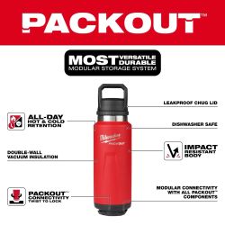 BOTTLE INSUL 36OZ PACKOUT W/ CHUG LID