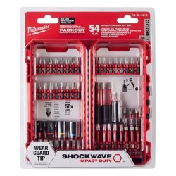 BIT IMPDRIVE 54PC SHOKWAV PH+TQ+SQ+NUT+ADP 48324010