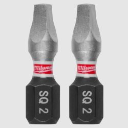BIT DRIVER INS SQ2 1" 2PK