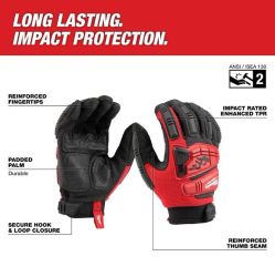 GLOVE WORK IMPACT SMALL