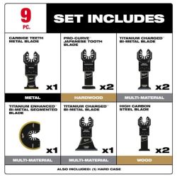 BLADE SET TOOL UNIVER 9P