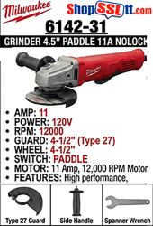 GRINDER NO LOCK 4-1/2