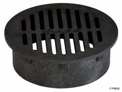 GRATE ROUND BLACK 6"