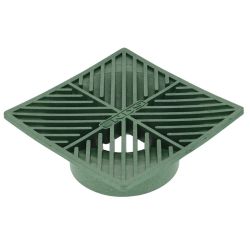 GRATE SQUARE 6" GREEN 