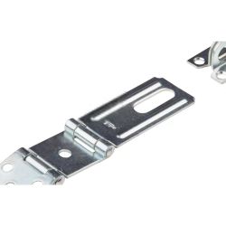 HASP DBL HINGE ZINC 3-1/4