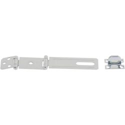 HASP DBL HINGE ZINC 4-1/2