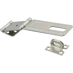 HASP DBL HINGE ZINC 4-1/2