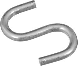 S-HOOK OPEN 1" 6PK