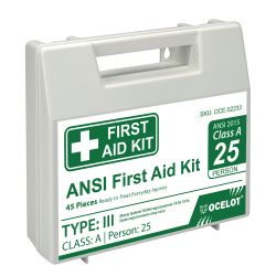 FIRST AID KIT 25PER ANSI